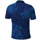 Afro Hibiscus Tropical Polo Shirt ShweShwe African Pattern - African Pride