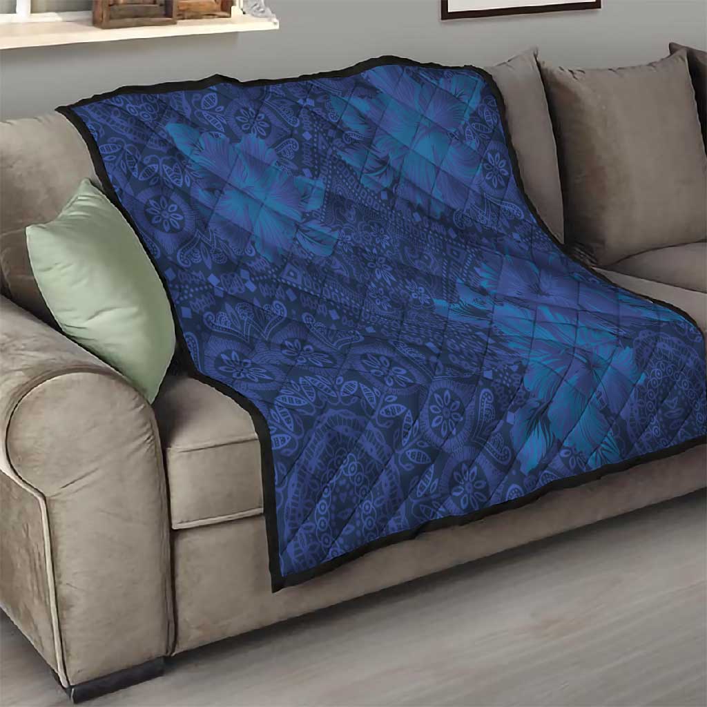 Afro Hibiscus Tropical Quilt ShweShwe African Pattern - African Pride