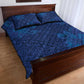 Afro Hibiscus Tropical Quilt Bed Set ShweShwe African Pattern - African Pride