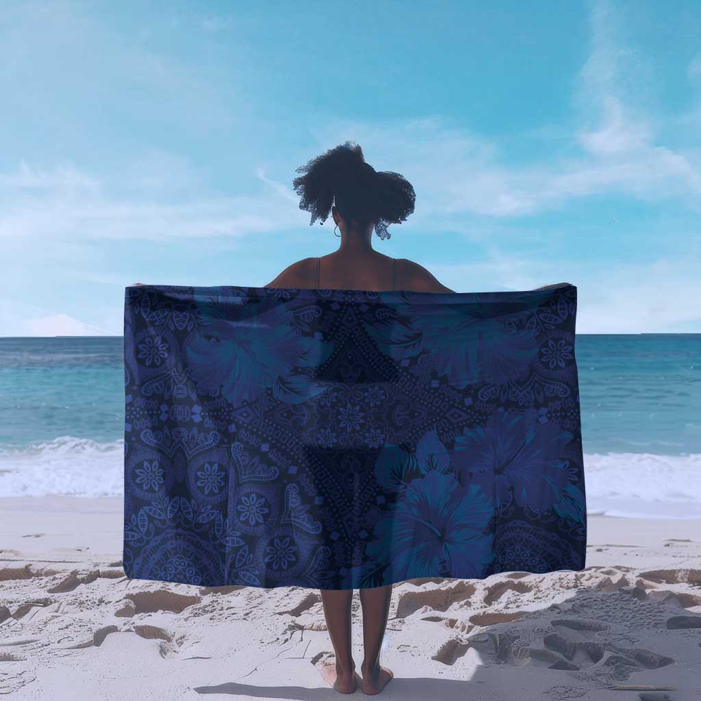 Afro Hibiscus Tropical Sarong ShweShwe African Pattern - African Pride