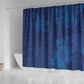 Afro Hibiscus Tropical Shower Curtain ShweShwe African Pattern - African Pride