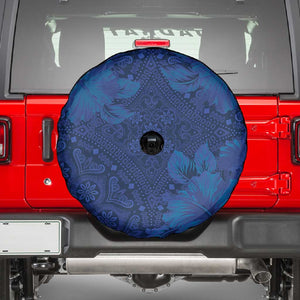 Afro Hibiscus Tropical Spare Tire Cover ShweShwe African Pattern - African Pride