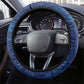 Afro Hibiscus Tropical Steering Wheel Cover ShweShwe African Pattern - African Pride