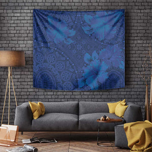 Afro Hibiscus Tropical Tapestry ShweShwe African Pattern - African Pride