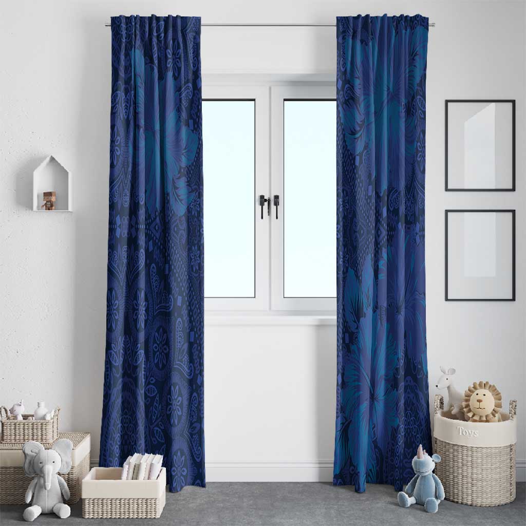 Afro Hibiscus Tropical Window Curtain ShweShwe African Pattern - African Pride