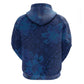 Afro Hibiscus Tropical Zip Hoodie ShweShwe African Pattern - African Pride