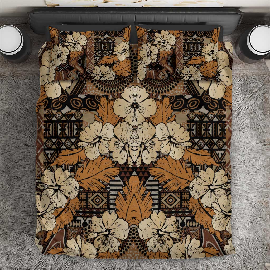 Afro Hibiscus Tropical Bedding Set African Pattern - African Pride