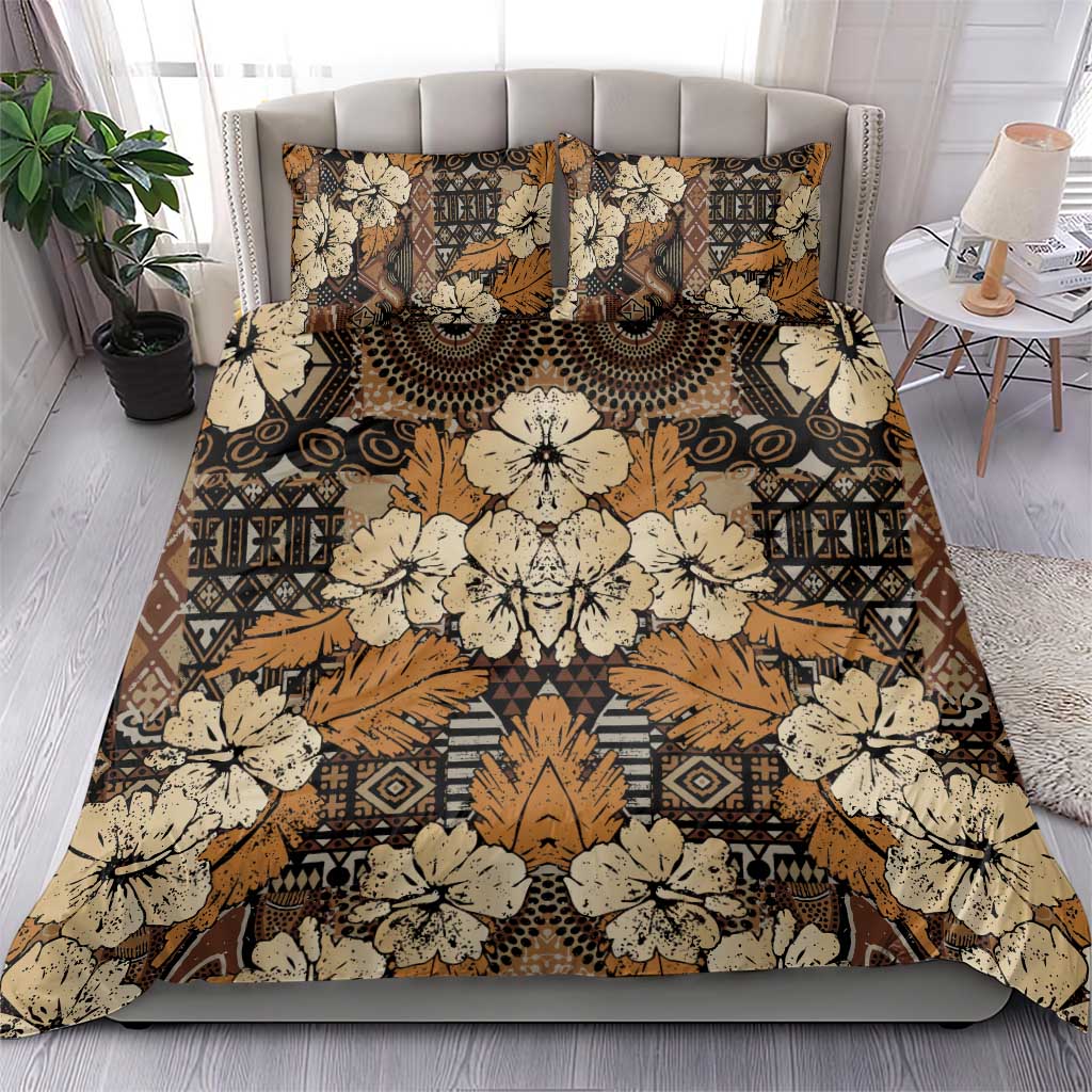 Afro Hibiscus Tropical Bedding Set African Pattern - African Pride