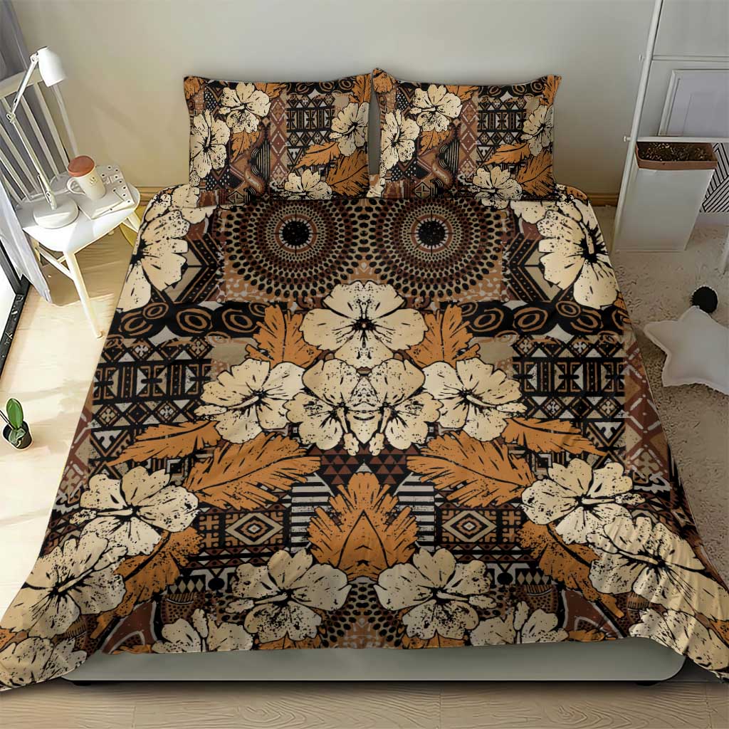 Afro Hibiscus Tropical Bedding Set African Pattern - African Pride