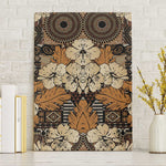 Afro Hibiscus Tropical Canvas Wall Art African Pattern - African Pride