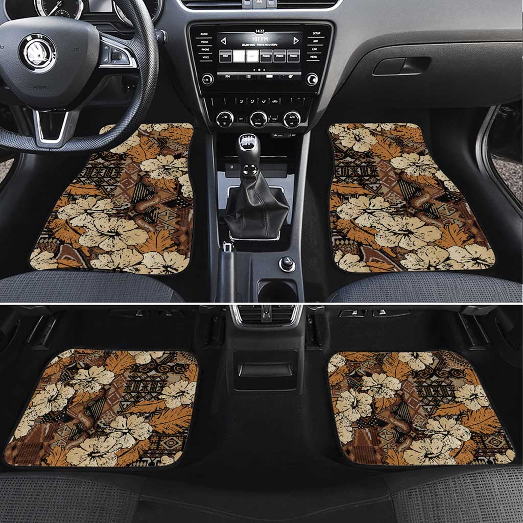 Afro Hibiscus Tropical Car Mats African Pattern - African Pride