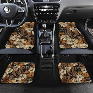 Afro Hibiscus Tropical Car Mats African Pattern - African Pride