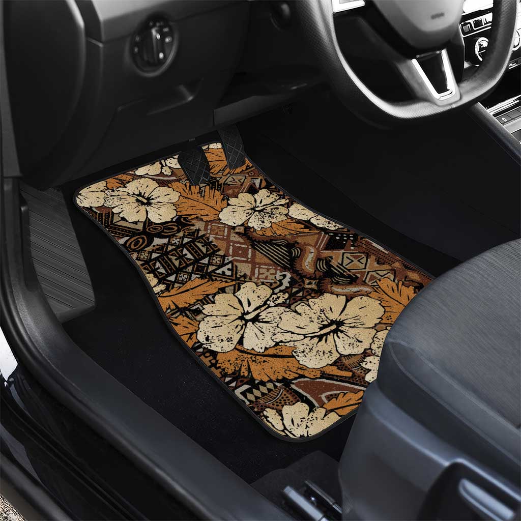 Afro Hibiscus Tropical Car Mats African Pattern - African Pride