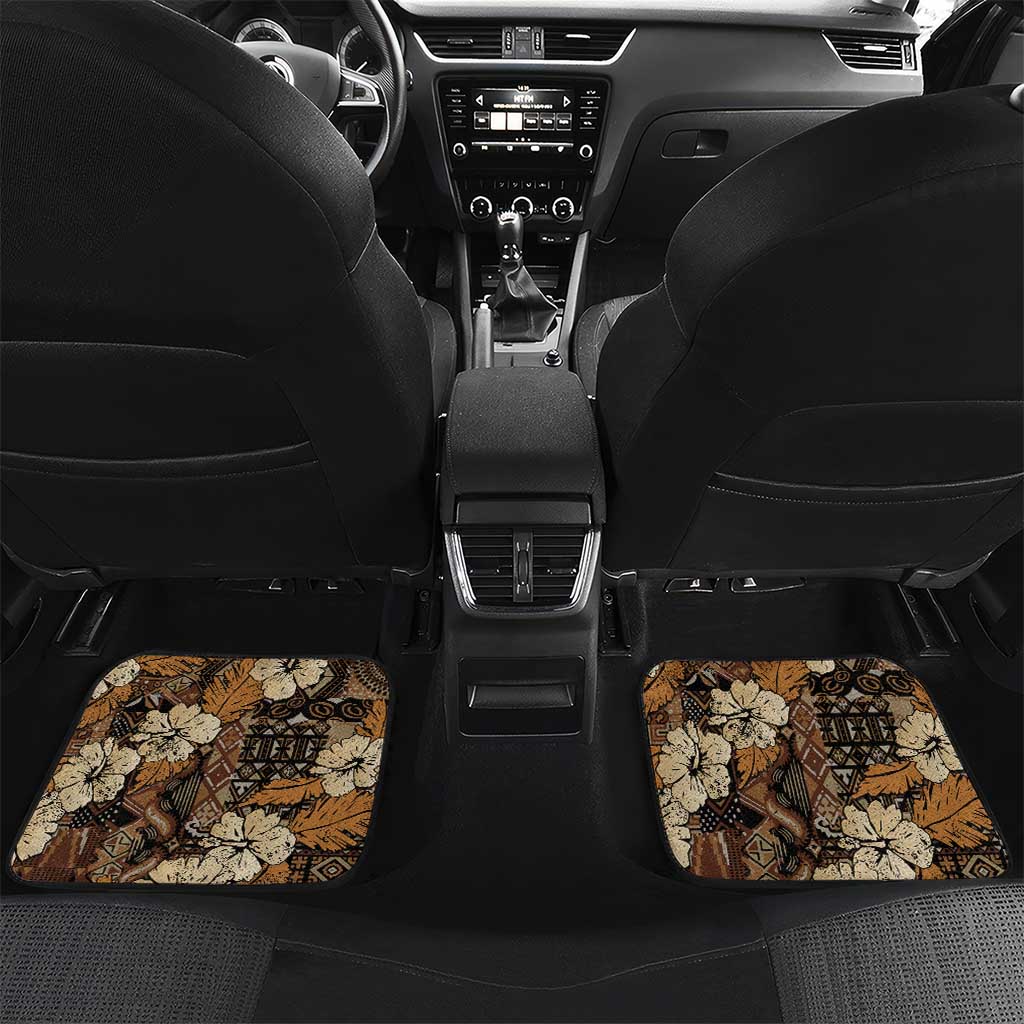 Afro Hibiscus Tropical Car Mats African Pattern - African Pride