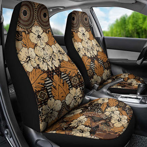 Afro Hibiscus Tropical Car Seat Cover African Pattern - African Pride