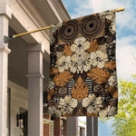 Afro Hibiscus Tropical Garden Flag African Pattern - African Pride