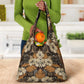 Afro Hibiscus Tropical Grocery Bag African Pattern - African Pride