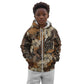 Afro Hibiscus Tropical Kid Hoodie African Pattern - African Pride