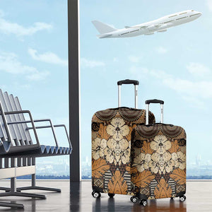 Afro Hibiscus Tropical Luggage Cover African Pattern - African Pride