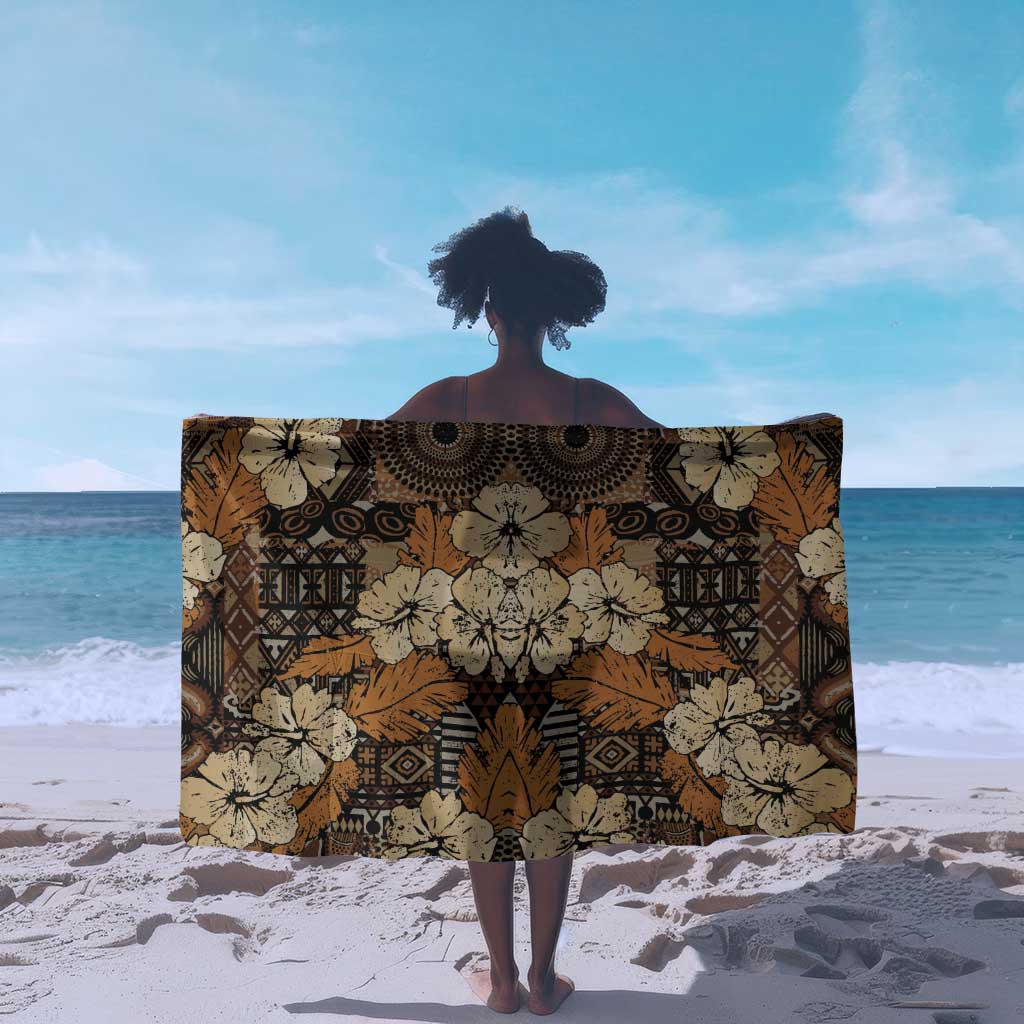 Afro Hibiscus Tropical Sarong African Pattern - African Pride