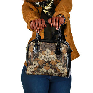 Afro Hibiscus Tropical Shoulder Handbag African Pattern - African Pride