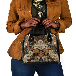 Afro Hibiscus Tropical Shoulder Handbag African Pattern - African Pride