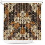 Afro Hibiscus Tropical Shower Curtain African Pattern - African Pride