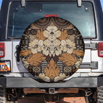 Afro Hibiscus Tropical Spare Tire Cover African Pattern - African Pride