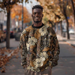 Afro Hibiscus Tropical Sweatshirt African Pattern - African Pride