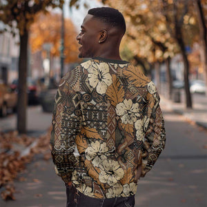 Afro Hibiscus Tropical Sweatshirt African Pattern - African Pride