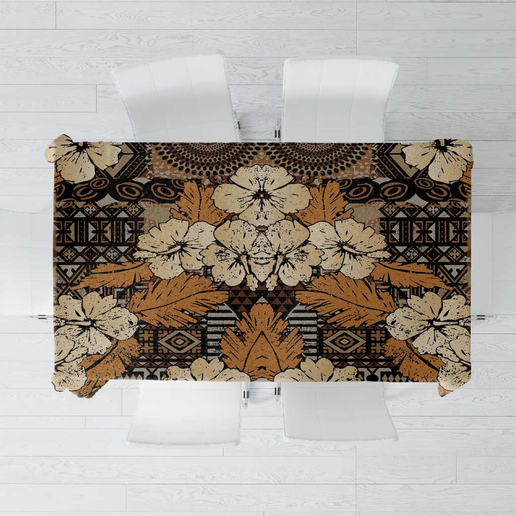 Afro Hibiscus Tropical Tablecloth African Pattern - African Pride