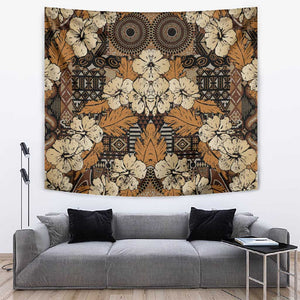 Afro Hibiscus Tropical Tapestry African Pattern - African Pride