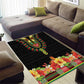 Personalized Afro Hibiscus Tropical Area Rug Dashiki African Pattern - African Pride