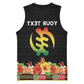 Personalized Afro Hibiscus Tropical Basketball Jersey Dashiki African Pattern - African Pride