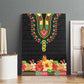 Personalized Afro Hibiscus Tropical Canvas Wall Art Dashiki African Pattern - African Pride