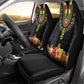 Personalized Afro Hibiscus Tropical Car Seat Cover Dashiki African Pattern - African Pride