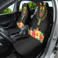 Personalized Afro Hibiscus Tropical Car Seat Cover Dashiki African Pattern - African Pride