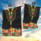 Personalized Afro Hibiscus Tropical Garden Flag Dashiki African Pattern - African Pride