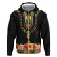 Personalized Afro Hibiscus Tropical Hoodie Dashiki African Pattern - African Pride