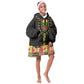 Personalized Afro Hibiscus Tropical Kid Wearable Blanket Hoodie Dashiki African Pattern - African Pride