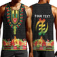 Personalized Afro Hibiscus Tropical Men Tank Top Dashiki African Pattern - African Pride