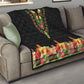 Personalized Afro Hibiscus Tropical Quilt Dashiki African Pattern - African Pride