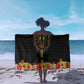 Personalized Afro Hibiscus Tropical Sarong Dashiki African Pattern - African Pride