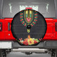 Personalized Afro Hibiscus Tropical Spare Tire Cover Dashiki African Pattern - African Pride
