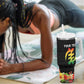 Personalized Afro Hibiscus Tropical Tumbler With Handle Dashiki African Pattern - African Pride
