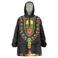 Personalized Afro Hibiscus Tropical Wearable Blanket Hoodie Dashiki African Pattern - African Pride
