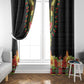 Personalized Afro Hibiscus Tropical Window Curtain Dashiki African Pattern - African Pride