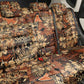 Afro Hibiscus Tropical Back Car Seat Cover African Pattern - African Pride