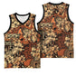 Afro Hibiscus Tropical Basketball Jersey African Pattern - African Pride