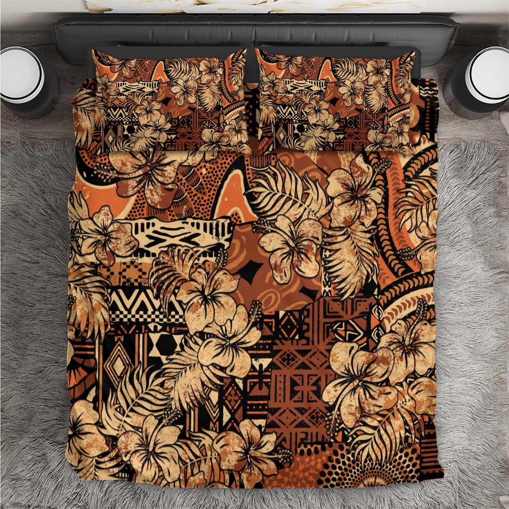 Afro Hibiscus Tropical Bedding Set African Pattern - African Pride